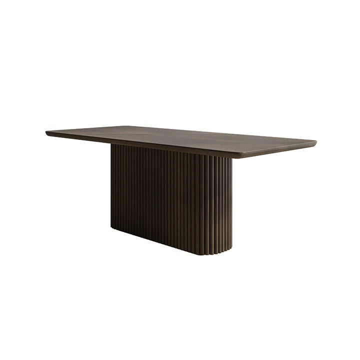 Rounded Timber Dining Table