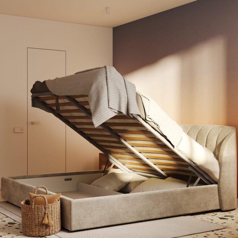 Elegant Upholstered Bed