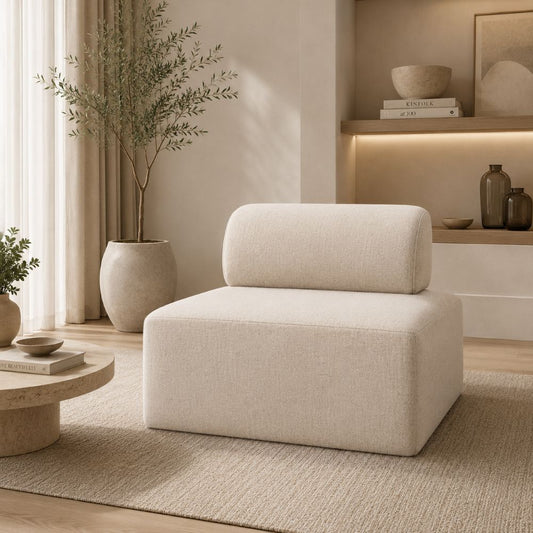 Soft Modern Pouf