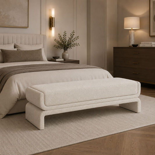 Sculptural Modern Bench