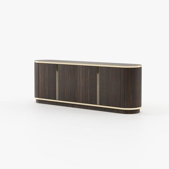 Sophisticated Curved Sideboard