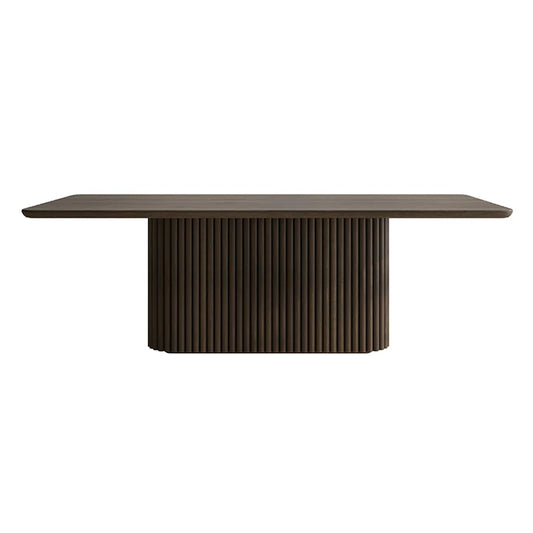 Rounded Timber Dining Table