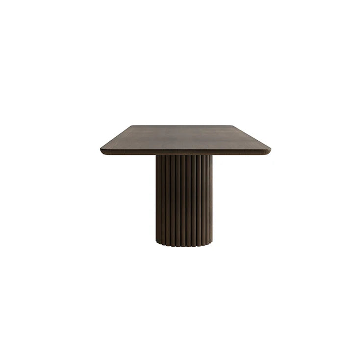 Rounded Timber Dining Table