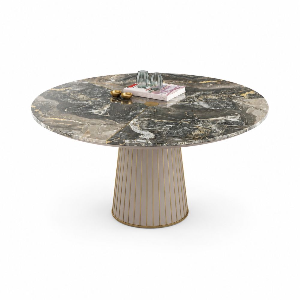 Dramatic Circular Statement Table