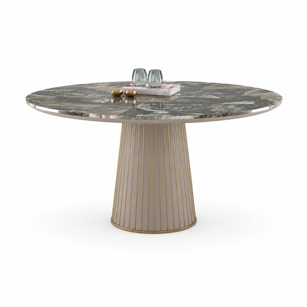 Dramatic Circular Statement Table