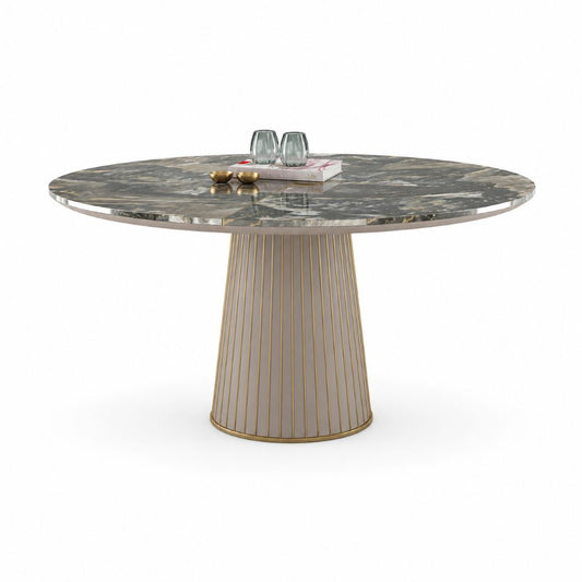 Dramatic Circular Statement Table