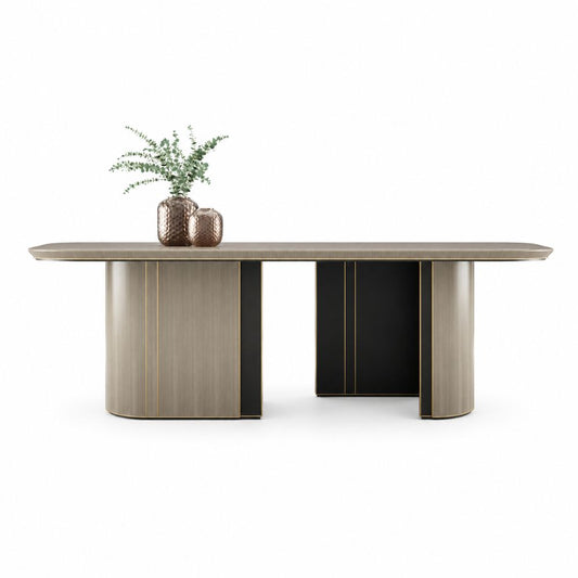 Sculptural J Leg Table