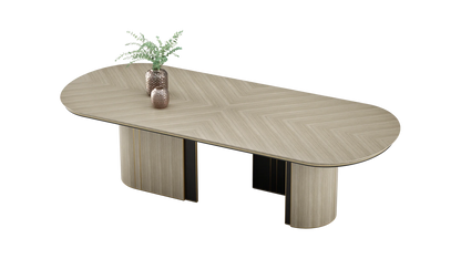 Sculptural J Leg Table