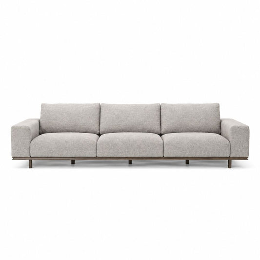 Grey Leather Sofa