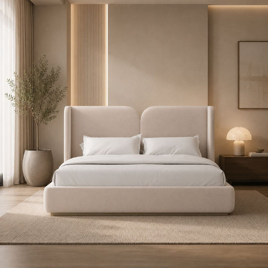 Vintage Upholstered Bed