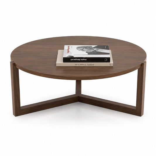 Round Wood Coffee Table