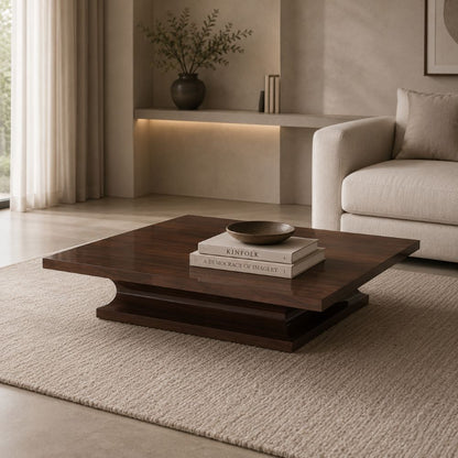 Sculptural Wood Table