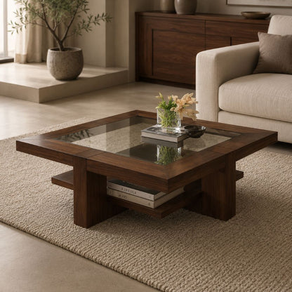 Square Glass Table