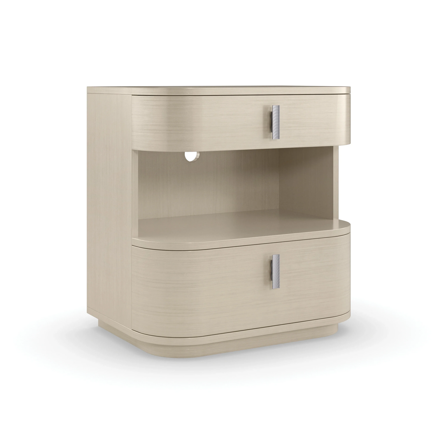 Sleek Curved Nightstand