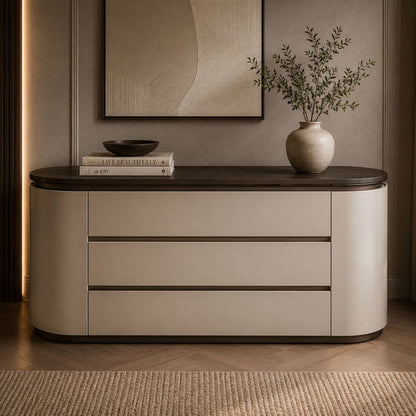 Elegant Three-Drawer Dresser