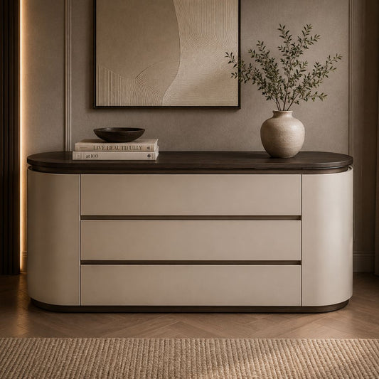 Elegant Three-Drawer Dresser