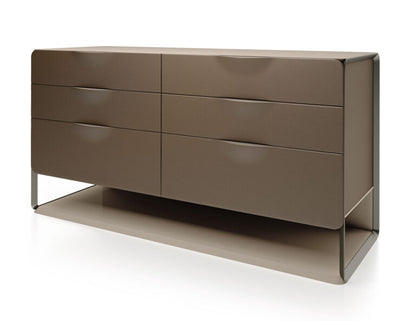 Taupe Leather Chest