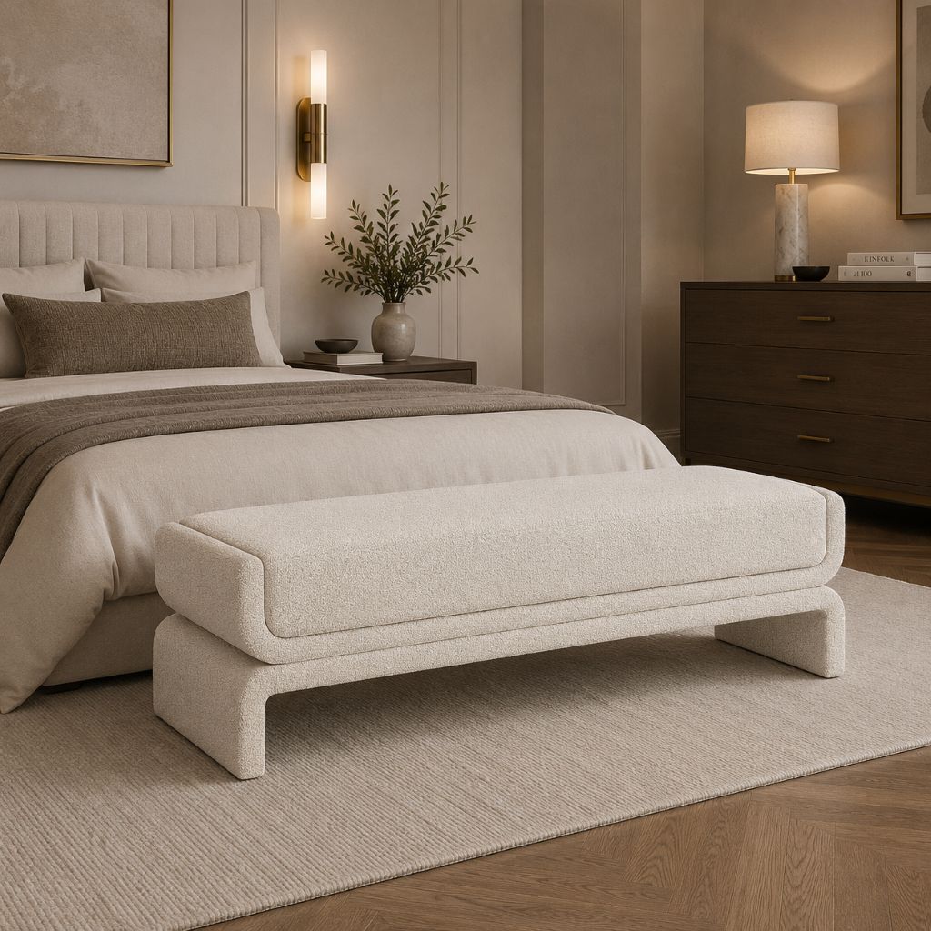 Sculptural Modern Bench