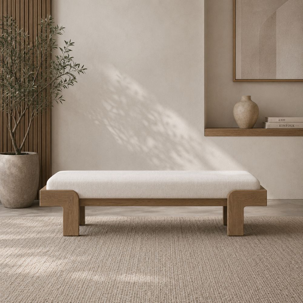 Minimal Wood Bench
