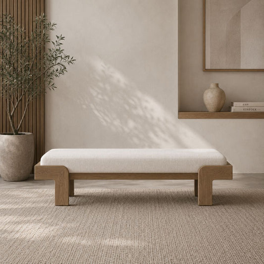 Minimal Wood Bench