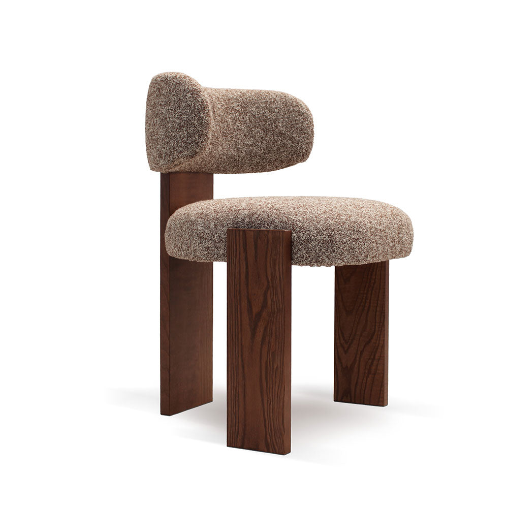 Curved Comfort Wood Chair