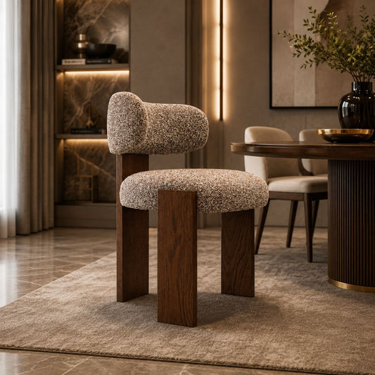 Curved Comfort Wood Chair