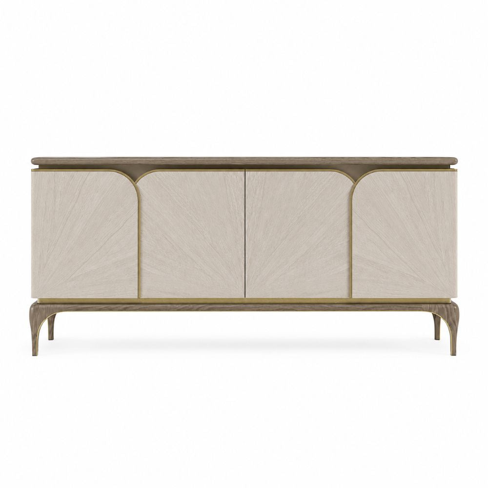 Burnished Brass Ash Sideboard
